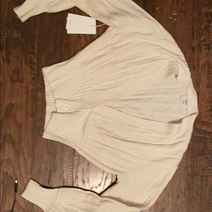 NWT white Wilfred Thais cardigan